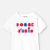 T-shirt enfant fille à message
