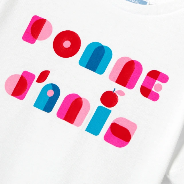 T-shirt enfant fille à message
