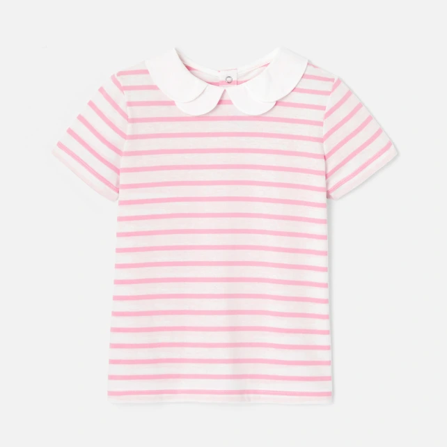 Polo rayé enfant fille