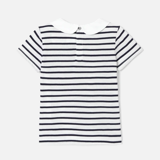 Polo rayé enfant fille