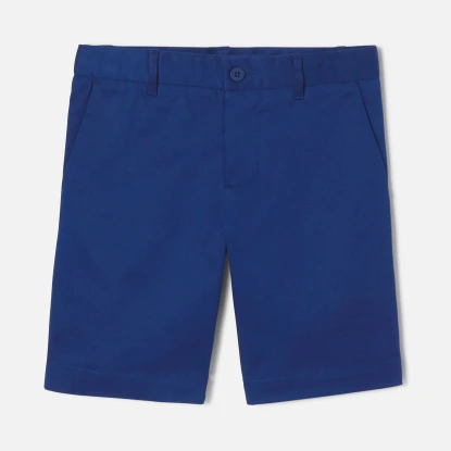 Bermuda enfant garçon en satin de coton