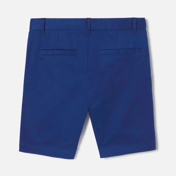 Bermuda enfant garçon en satin de coton