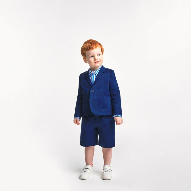 Veste enfant garçon en satin de coton
