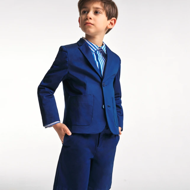 Veste enfant garçon en satin de coton