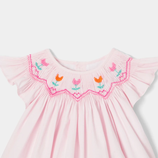 Robe bébé fille en fil à fil
