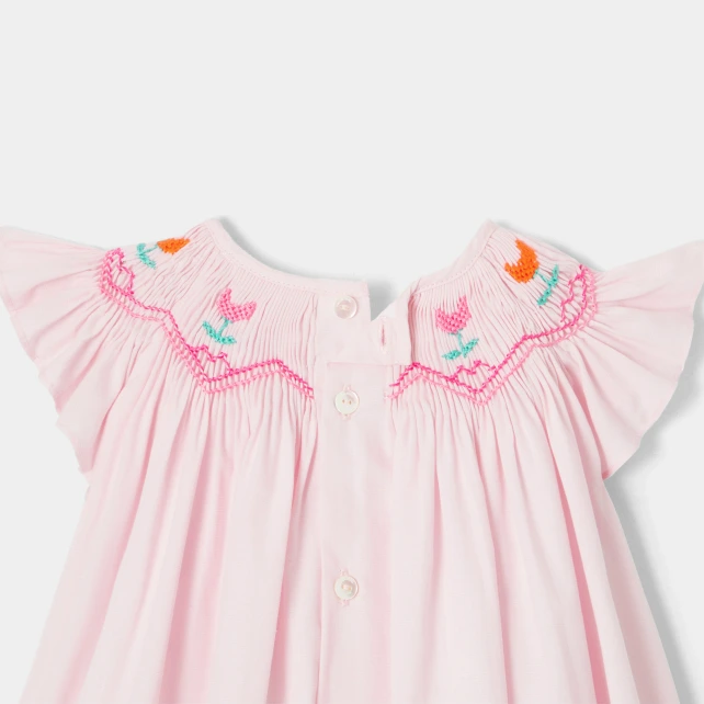 Robe bébé fille en fil à fil