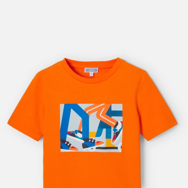 T-shirt garçon en coton