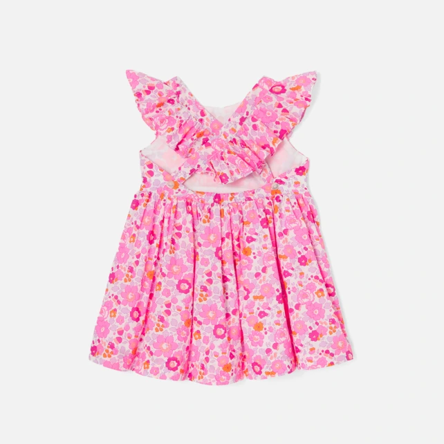 Robe bébé fille en tissu Liberty