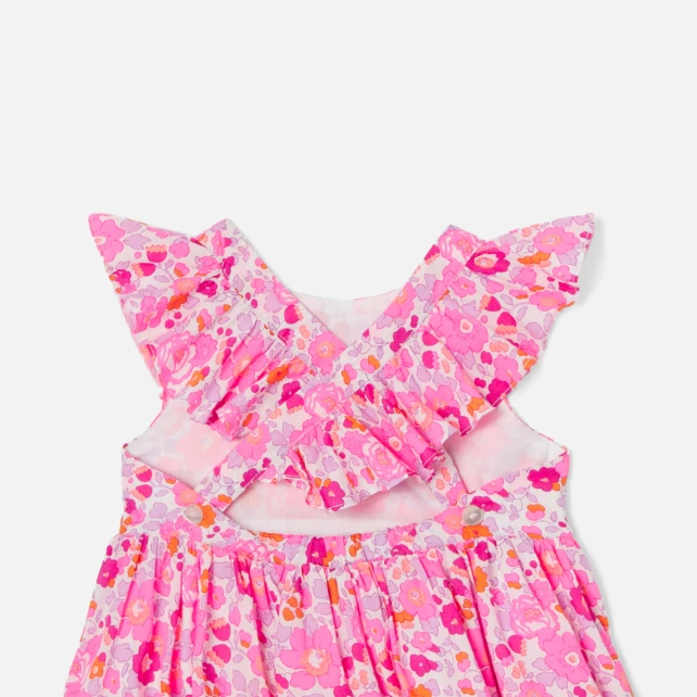Robe bébé fille en tissu Liberty
