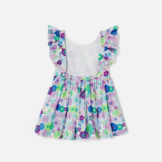 Robe bébé fille en tissu Liberty
