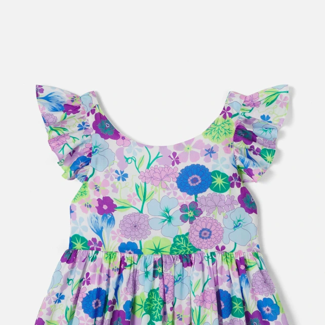 Robe bébé fille en tissu Liberty