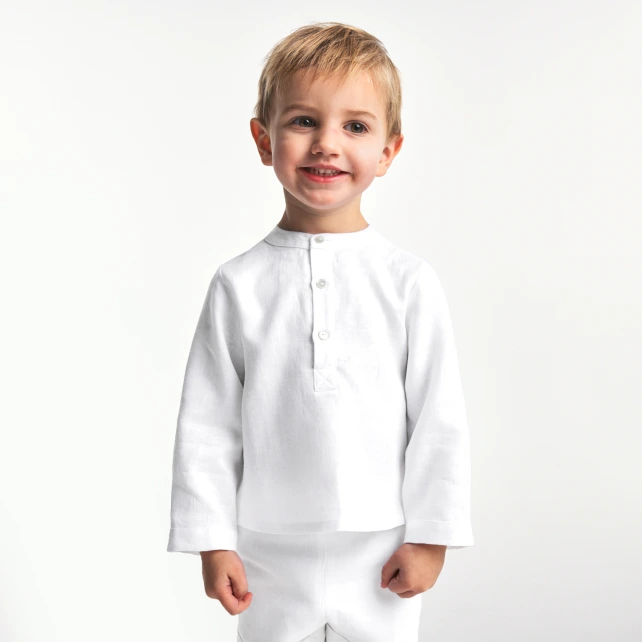 Chemise en lin bébé garçon