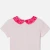 T-shirt enfant fille col en tissu Liberty
