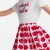 Jupe enfant fille imprimé pommes