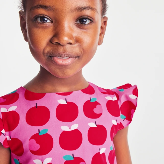 Robe enfant fille en popeline