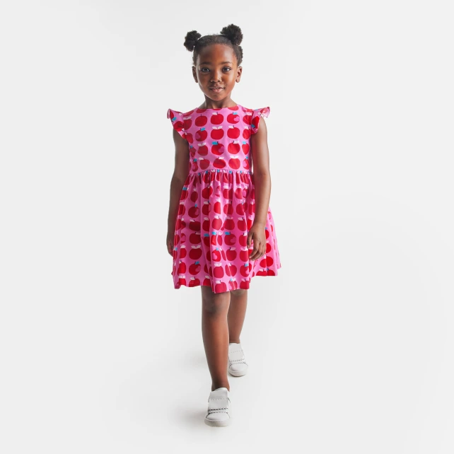 Robe enfant fille en popeline