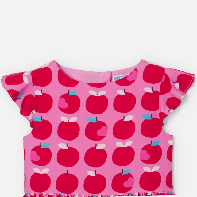 Robe enfant fille en popeline
