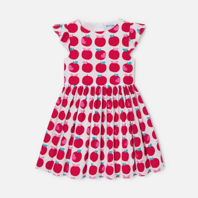 Robe enfant fille en popeline