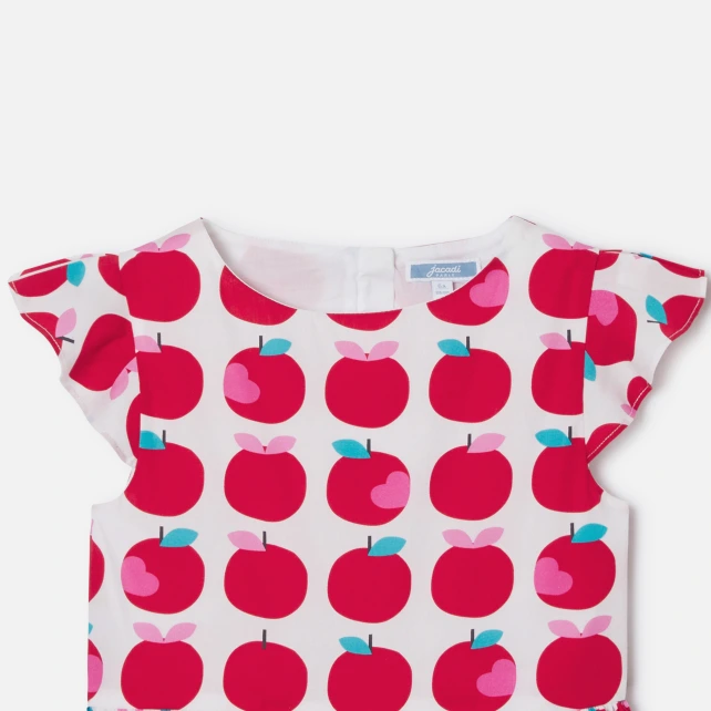 Robe enfant fille en popeline