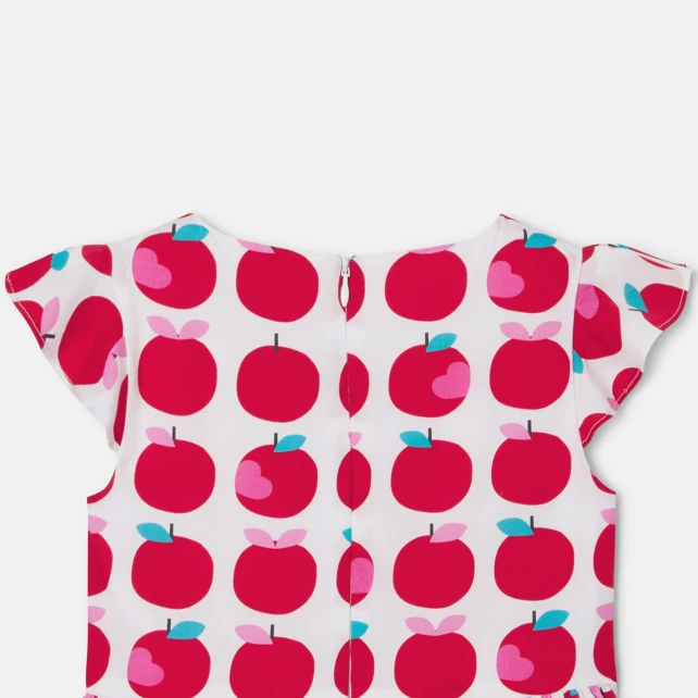 Robe enfant fille en popeline