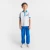 Polo enfant garçon en piqué de coton