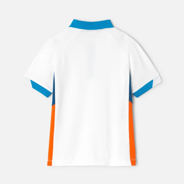 Polo enfant garçon en piqué de coton