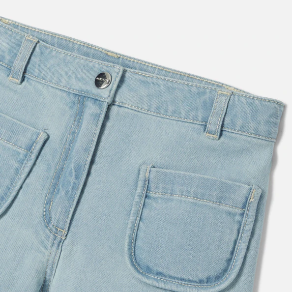 Short en jean enfant fille