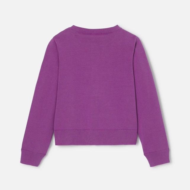 Cardigan enfant fille en jersey