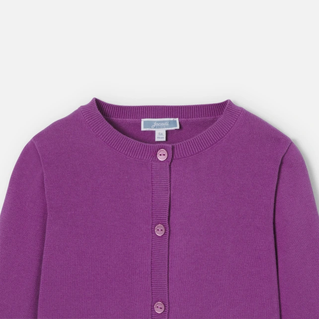 Cardigan enfant fille en jersey