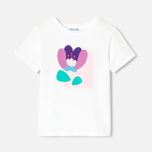 T-shirt enfant fille manches courtes