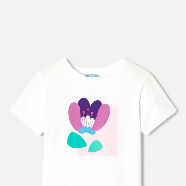 T-shirt enfant fille manches courtes