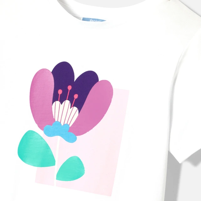 T-shirt enfant fille manches courtes