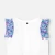 T-shirt enfant fille à volants en tissu Liberty