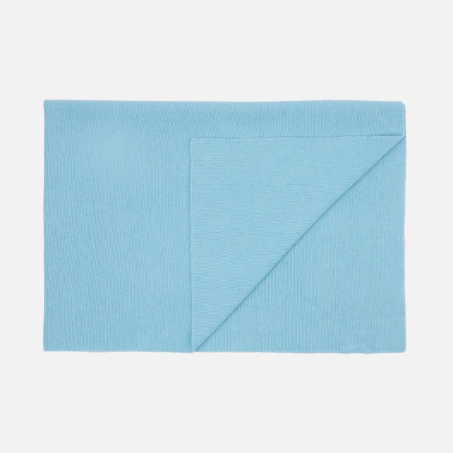 Couverture en point mousse