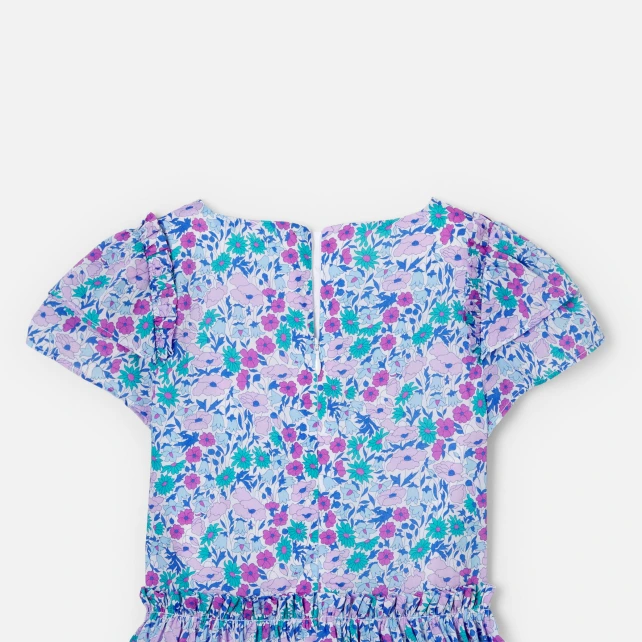 Robe enfant fille en tissu Liberty