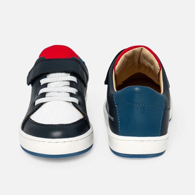 Tennis enfant garçon en cuir