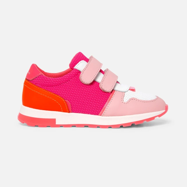 Baskets enfant fille en cuir
