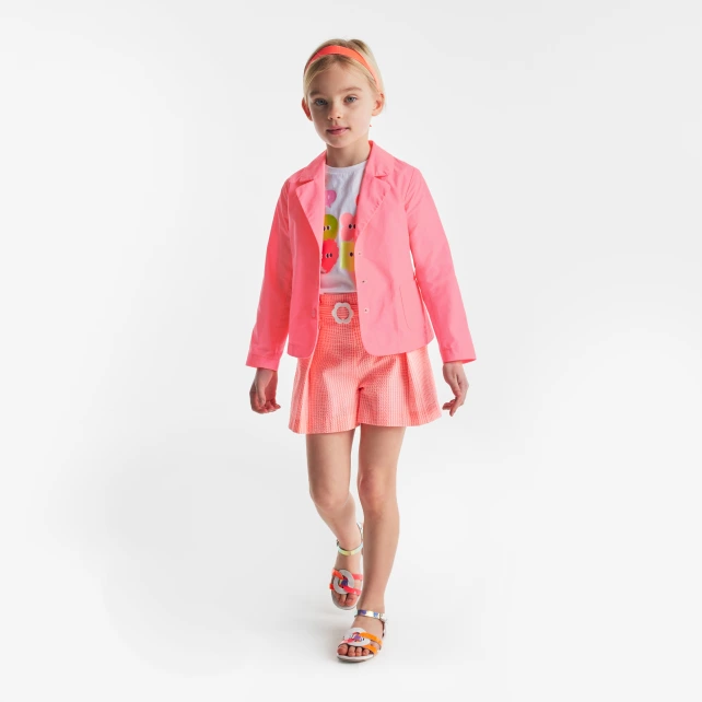 Veste enfant fille en tissu technique