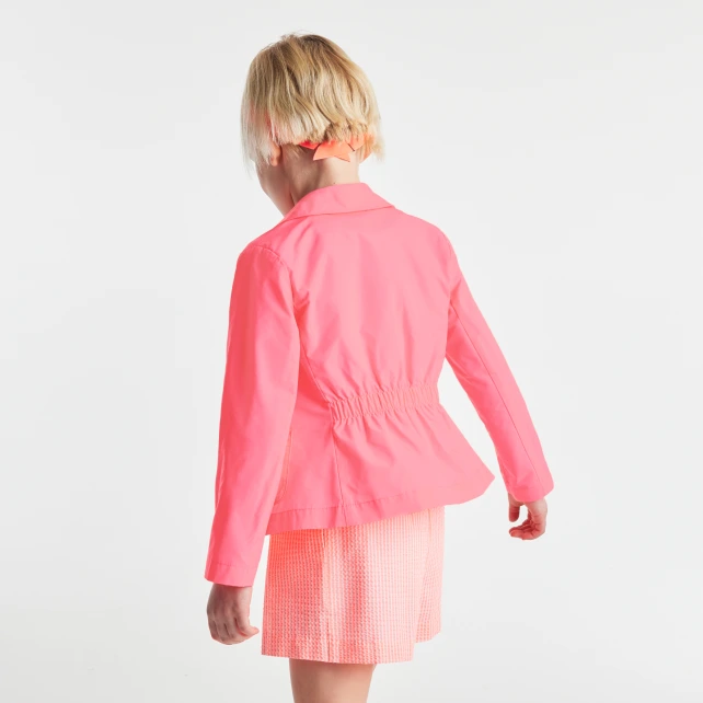 Veste enfant fille en tissu technique