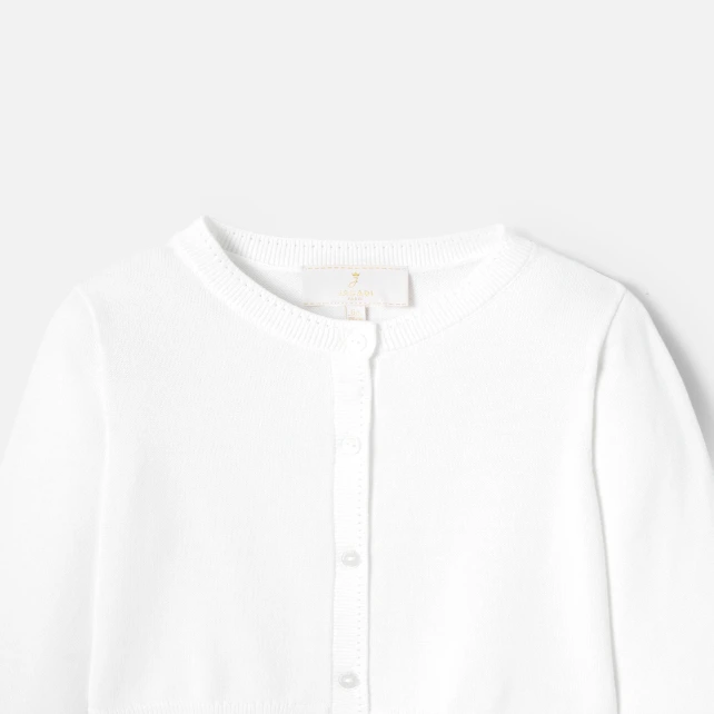 Cardigan court enfant fille