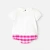Ensemble bébé fille à culotte volantée