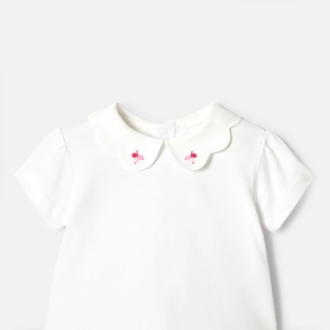 Ensemble bébé fille à culotte volantée