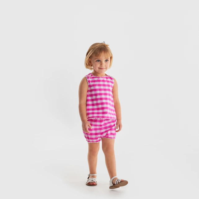 Ensemble short bébé fille