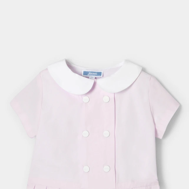Robe bébé fille en popeline