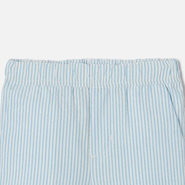 Short bébé garçon en seersucker