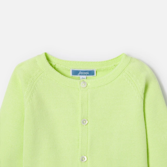 Cardigan bébé en jersey