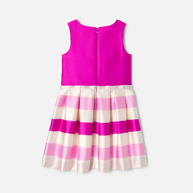 Robe enfant fille en satin