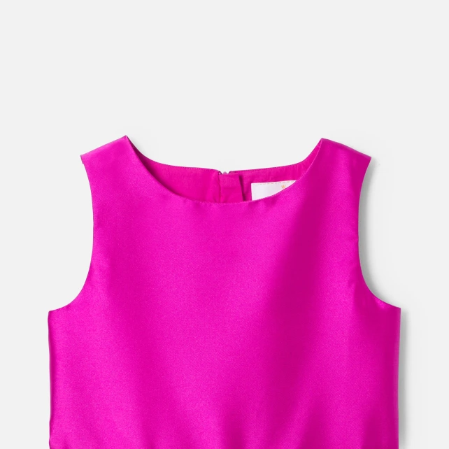 Robe enfant fille en satin