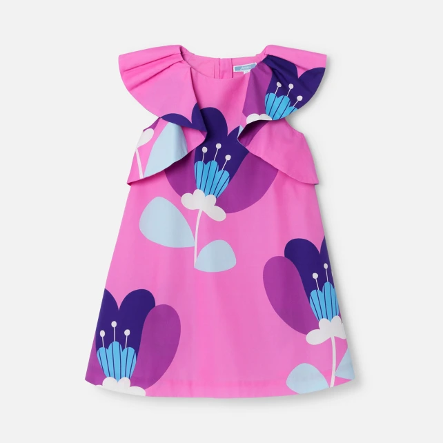 Robe enfant fille en popeline