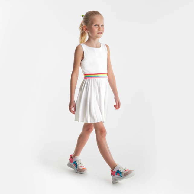 Robe plissée enfant fille